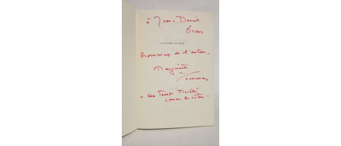 YOURCENAR : L'oeuvre au noir - Libro autografato - Edition-Originale.com