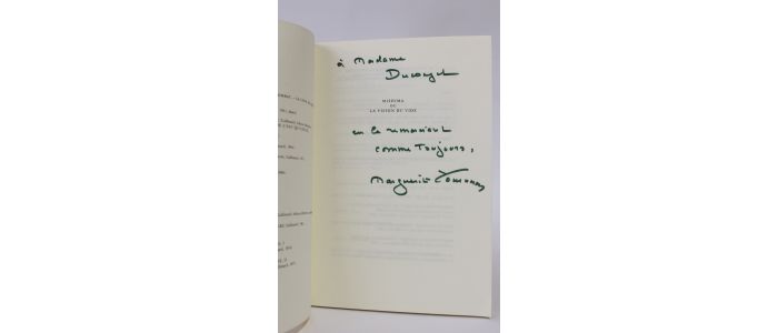 YOURCENAR : Mishima ou la vision du vide - Signed book, First edition - Edition-Originale.com