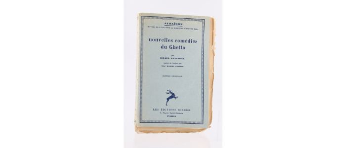 ZANGWILL : Nouvelles Comédies du Ghetto - Edition Originale - Edition-Originale.com