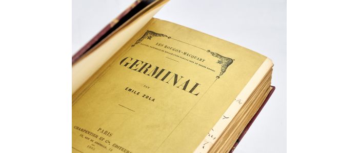 ZOLA : Germinal - Signiert, Erste Ausgabe - Edition-Originale.com