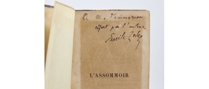 ZOLA : L'Assommoir - Libro autografato - Edition-Originale.com