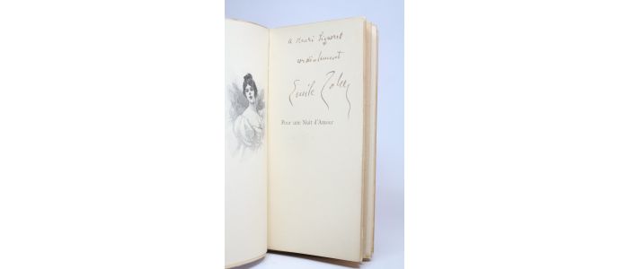 Zola Pour Une Nuit D Amour Signed Book First Edition Edition Originale Com