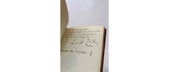 ZOLA : Retour de voyage. - Lettre du capitaine Tanera sur la débâcle - Libro autografato, Prima edizione - Edition-Originale.com