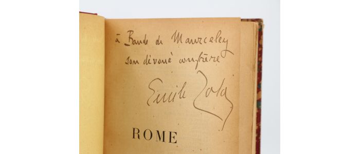 ZOLA : Rome - Autographe, Edition Originale - Edition-Originale.com