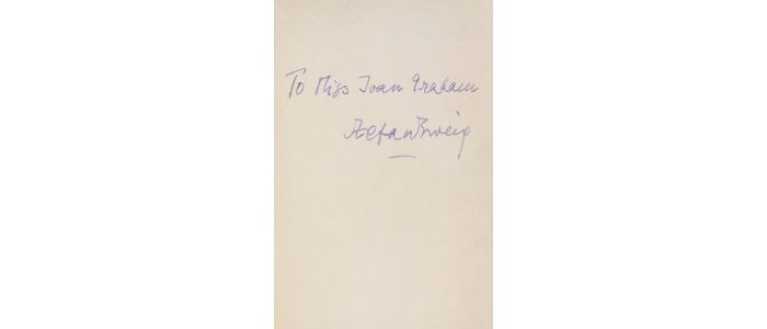 ZWEIG : Amok - Signed book - Edition-Originale.com