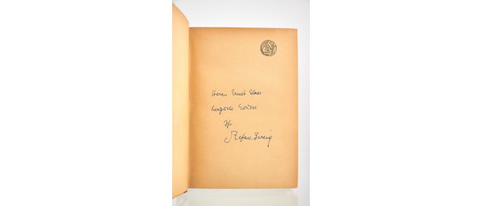 ZWEIG : Romain Rolland. Der Mann und das Werk - Autographe - Edition-Originale.com