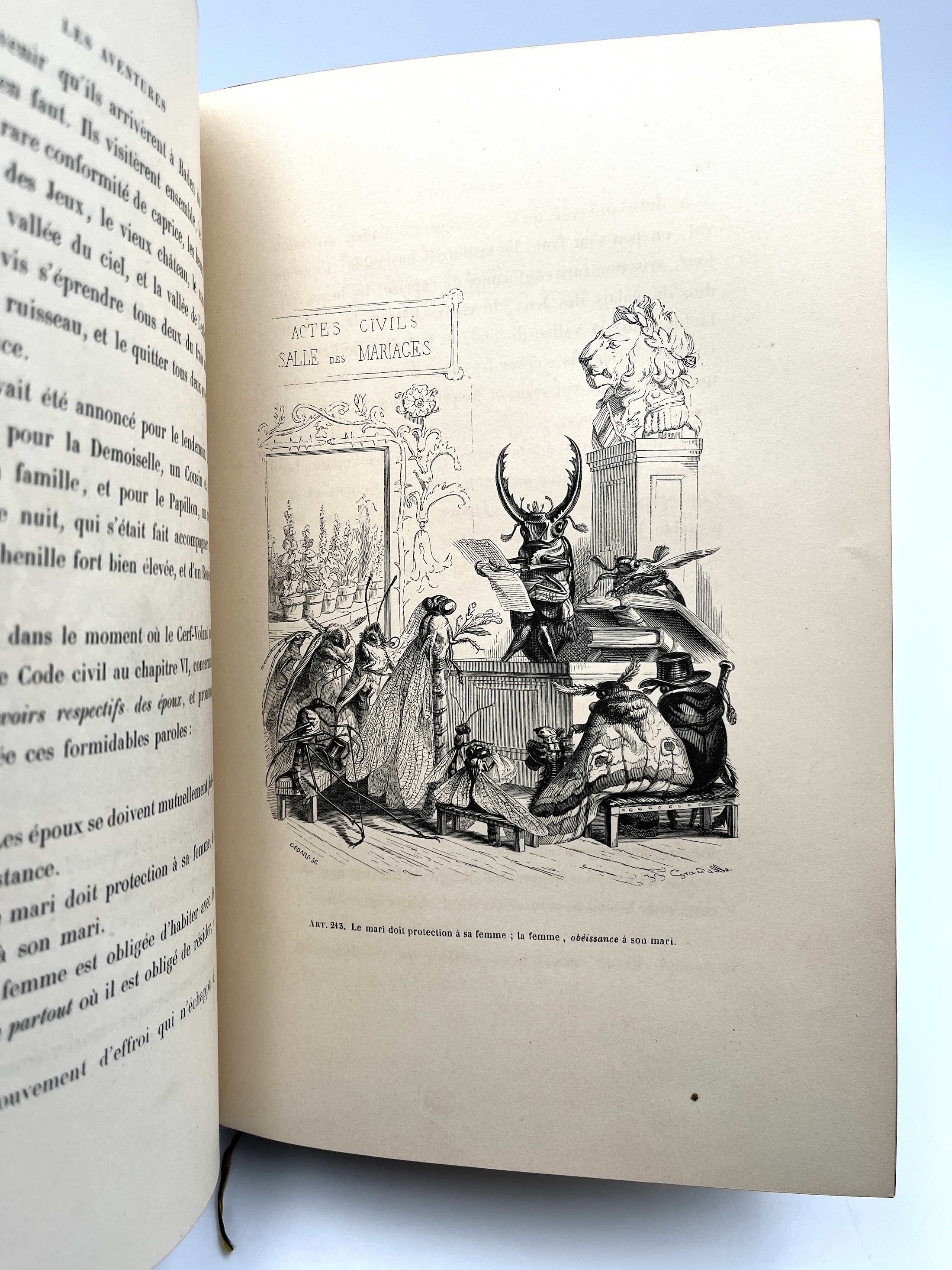 GRANDVILLE : Scènes de la vie privée et publique des animaux - Edition  Originale - Edition-Originale.com