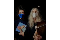 Patti Smith and Jesse Paris Smith at the New York International Antiquarian Book Fair 2022 (NYIABF 2022)