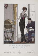 POIRET : La Porte ouverte sur la campagne. Robe d'après-midi, de