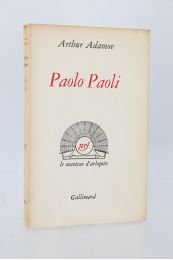 ADAMOV : Paolo Paoli - Erste Ausgabe - Edition-Originale.com
