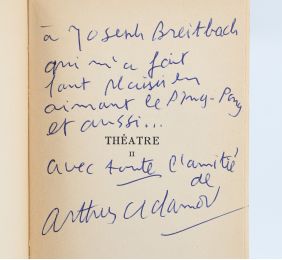 ADAMOV : Théâtre II - Signed book, First edition - Edition-Originale.com