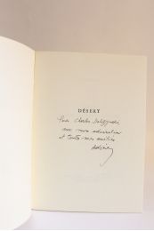 ADONIS : Désert - Autographe, Edition Originale - Edition-Originale.com