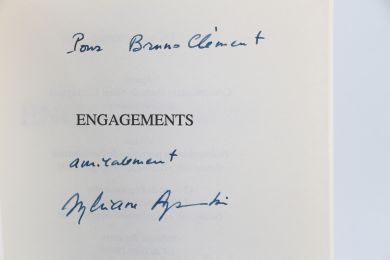 AGACINSKI : Engagements - Autographe, Edition Originale - Edition-Originale.com