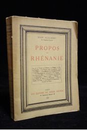AJALBERT : Propos de Rhénanie - Autographe, Edition Originale - Edition-Originale.com