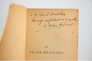 ALAIN-FOURNIER : Le grand Meaulnes  - Signiert, Erste Ausgabe - Edition-Originale.com
