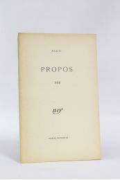 ALAIN : Propos XXII - Edition Originale - Edition-Originale.com