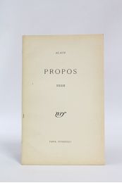 ALAIN : Propos XXXIX - Edition Originale - Edition-Originale.com