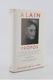 ALAIN : Propos - Edition Originale - Edition-Originale.com
