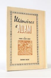 ALBERT-BIROT : Les mémoires d'Adam - First edition - Edition-Originale.com