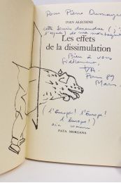 ALECHINE : Les effets de la dissimulation - Signed book, First edition - Edition-Originale.com