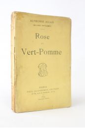ALLAIS : Rose et vert-pomme - Erste Ausgabe - Edition-Originale.com
