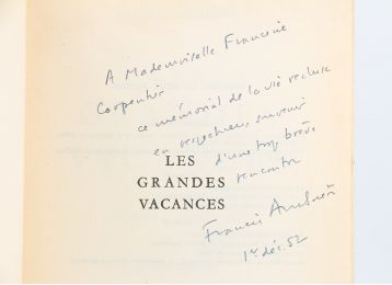AMBRIERE : Les grandes Vacances 1939-1945 - Libro autografato - Edition-Originale.com