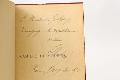ANDRE : Camille Desmoulins - Autographe, Edition Originale - Edition-Originale.com