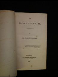 ANONYME : Le diable diplomate par un ancien ministre - Prima edizione - Edition-Originale.com