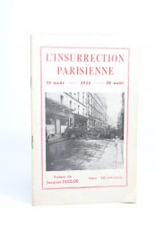 ANONYME : L'insurrection de Paris 19 Août - 26 Août 1944 - First edition - Edition-Originale.com