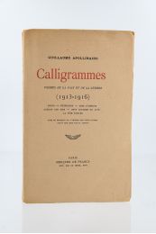 APOLLINAIRE : Calligrammes - Erste Ausgabe - Edition-Originale.com
