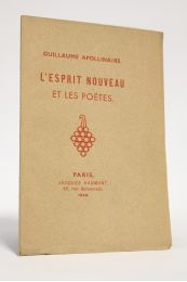 APOLLINAIRE : L'esprit nouveau et les poëtes - First edition - Edition-Originale.com