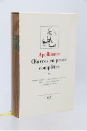 APOLLINAIRE : Oeuvres en proses, Tome III  - First edition - Edition-Originale.com