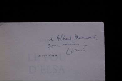 ARAGON : Le fou d'Elsa - Signed book, First edition - Edition-Originale.com