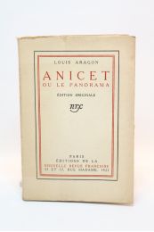 ARAGON : Anicet ou le panorama - Edition Originale - Edition-Originale.com