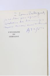 ARAGON : L'enseigne de Gersaint - Autographe, Edition Originale - Edition-Originale.com