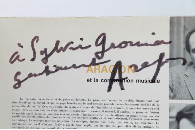 ARAGON : Les chansons d'Aragon chantées par Léo Ferré - Signed book, First edition - Edition-Originale.com