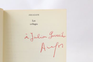 ARAGON : Les collages - Signed book, First edition - Edition-Originale.com
