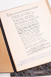 ARAGON : Poème autographe : Distiques pour une carmagnole de la Honte - Signed book, First edition - Edition-Originale.com