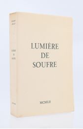 ARNAUD : Lumière de soufre - Edition Originale - Edition-Originale.com