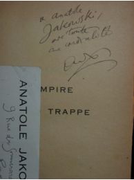 AUDIBERTI : L'empire et la trappe - Autographe, Edition Originale - Edition-Originale.com