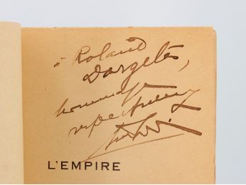 AUDIBERTI : L'empire et la trappe - Autographe, Edition Originale - Edition-Originale.com