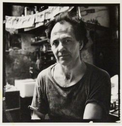 AUERBACH : Portrait de Frank Auerbach. Photographie Originale de l'artiste - First edition - Edition-Originale.com