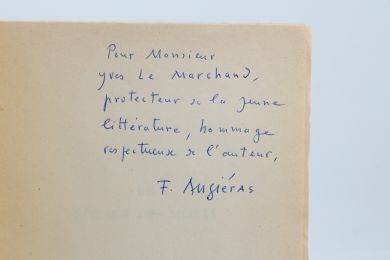 AUGIERAS : Le Voyage des morts - Autographe, Edition Originale - Edition-Originale.com