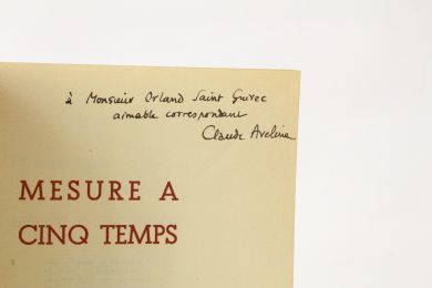 AVELINE : Mesure à cinq temps, de la Libération à la victoire - Autographe, Edition Originale - Edition-Originale.com
