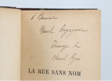 AYME : La rue sans nom - Autographe, Edition Originale - Edition-Originale.com