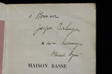AYME : Maison basse - Autographe, Edition Originale - Edition-Originale.com