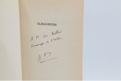 BADIOU : Trajectoire inverse - Almagestes - Portulans - Autographe, Edition Originale - Edition-Originale.com