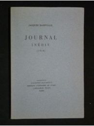 BAINVILLE : Journal inédit (1914) - Prima edizione - Edition-Originale.com