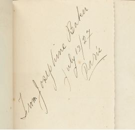 BAKER : Les mémoires de Joséphine Baker recueillis et adaptés par Marcel Sauvage - Signed book, First edition - Edition-Originale.com