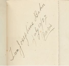 BAKER : Les mémoires de Joséphine Baker recueillis et adaptés par Marcel Sauvage - Autographe, Edition Originale - Edition-Originale.com